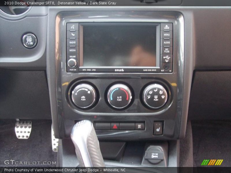 Detonator Yellow / Dark Slate Gray 2010 Dodge Challenger SRT8