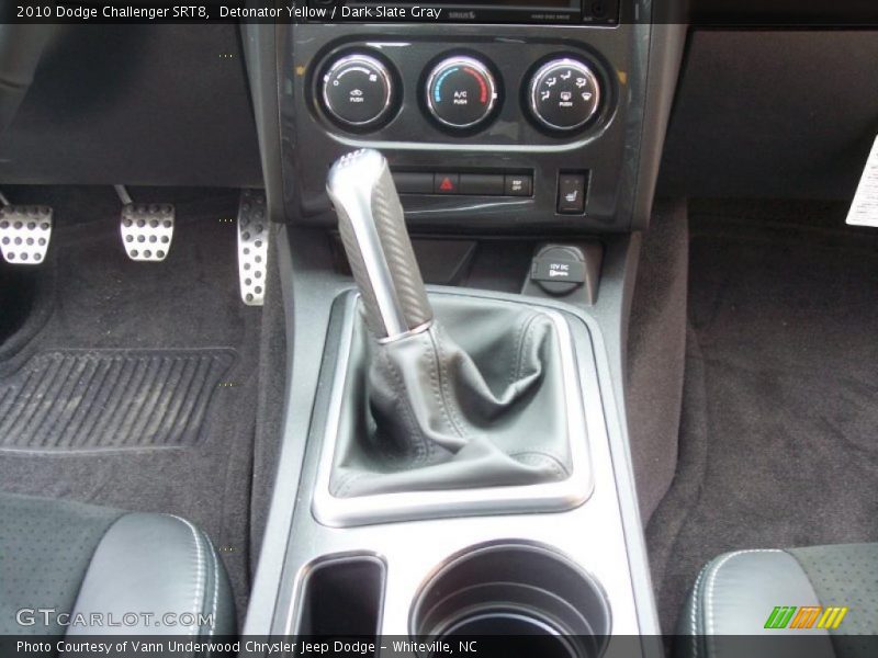 Detonator Yellow / Dark Slate Gray 2010 Dodge Challenger SRT8