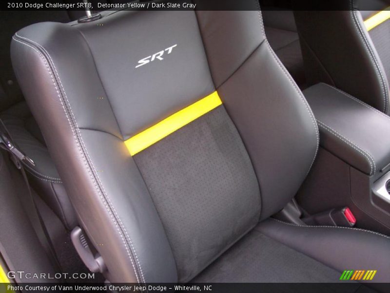 Detonator Yellow / Dark Slate Gray 2010 Dodge Challenger SRT8