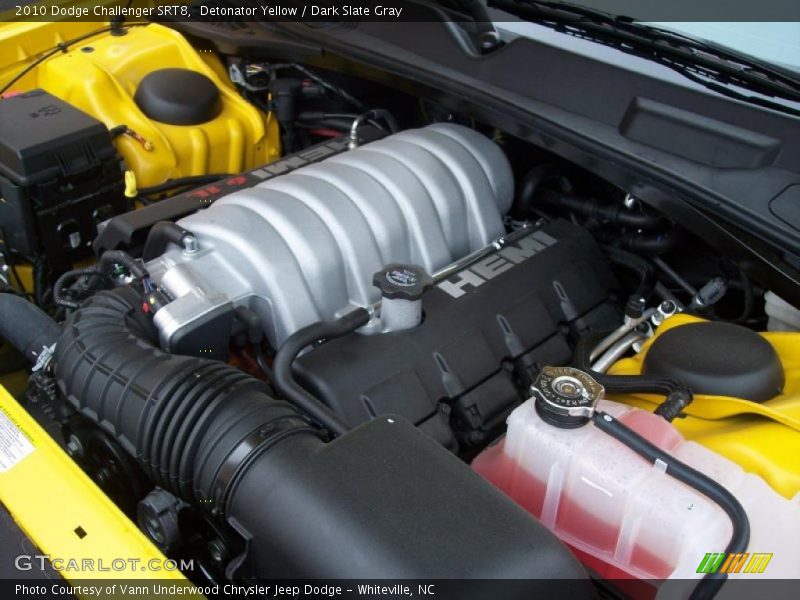 Detonator Yellow / Dark Slate Gray 2010 Dodge Challenger SRT8