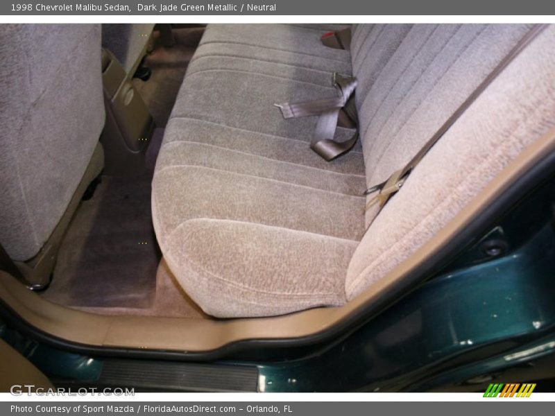 Dark Jade Green Metallic / Neutral 1998 Chevrolet Malibu Sedan