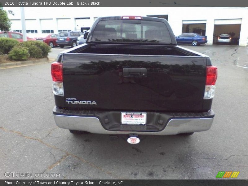 Black / Black 2010 Toyota Tundra TRD Double Cab