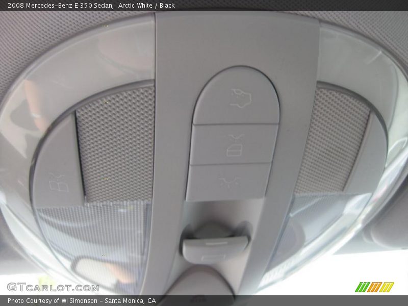 Arctic White / Black 2008 Mercedes-Benz E 350 Sedan
