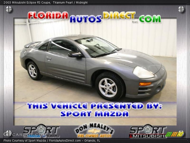 Titanium Pearl / Midnight 2003 Mitsubishi Eclipse RS Coupe