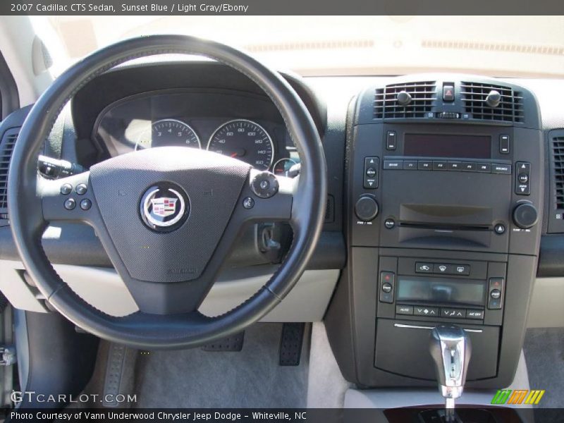 Sunset Blue / Light Gray/Ebony 2007 Cadillac CTS Sedan