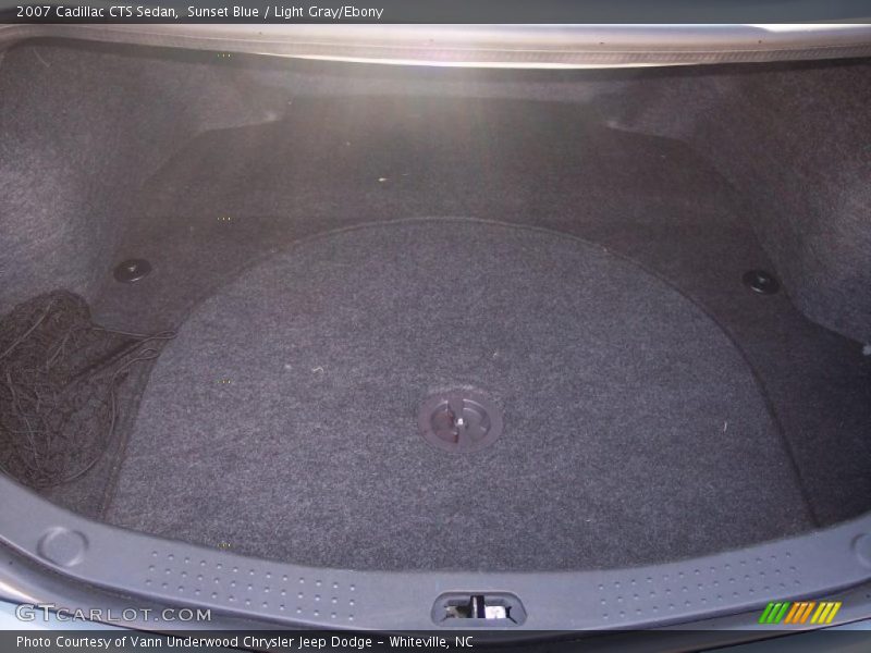 Sunset Blue / Light Gray/Ebony 2007 Cadillac CTS Sedan
