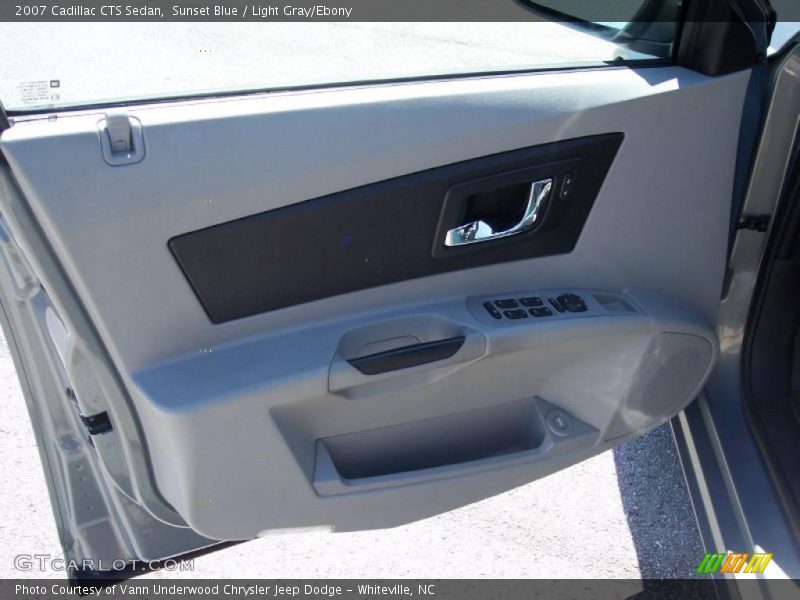 Sunset Blue / Light Gray/Ebony 2007 Cadillac CTS Sedan