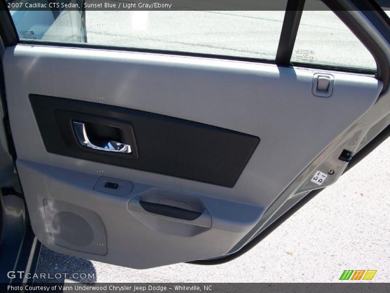 Sunset Blue / Light Gray/Ebony 2007 Cadillac CTS Sedan