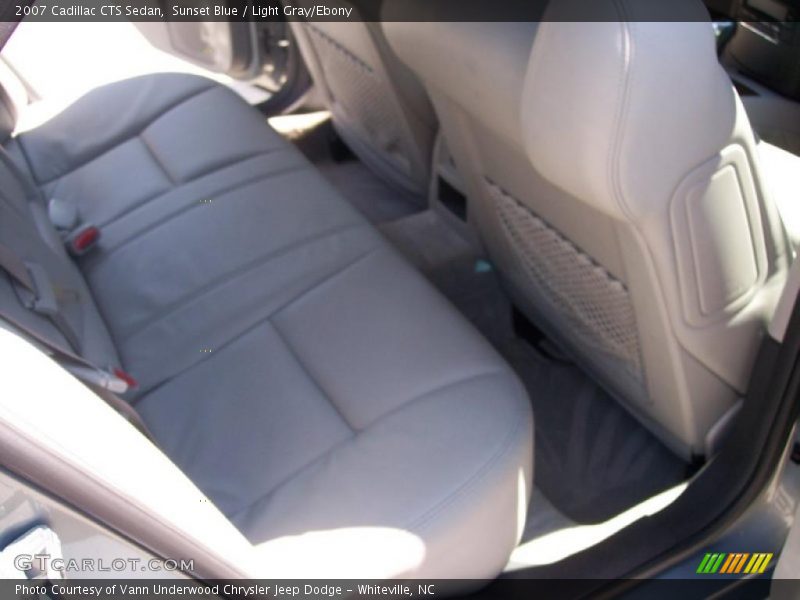 Sunset Blue / Light Gray/Ebony 2007 Cadillac CTS Sedan