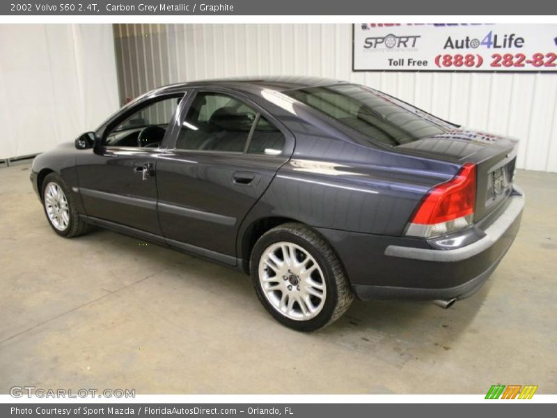 Carbon Grey Metallic / Graphite 2002 Volvo S60 2.4T