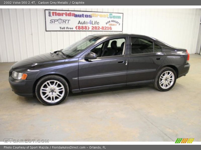 Carbon Grey Metallic / Graphite 2002 Volvo S60 2.4T