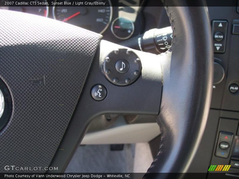 Sunset Blue / Light Gray/Ebony 2007 Cadillac CTS Sedan