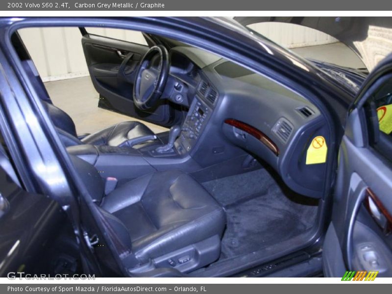 Carbon Grey Metallic / Graphite 2002 Volvo S60 2.4T