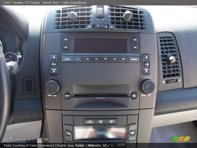 Sunset Blue / Light Gray/Ebony 2007 Cadillac CTS Sedan