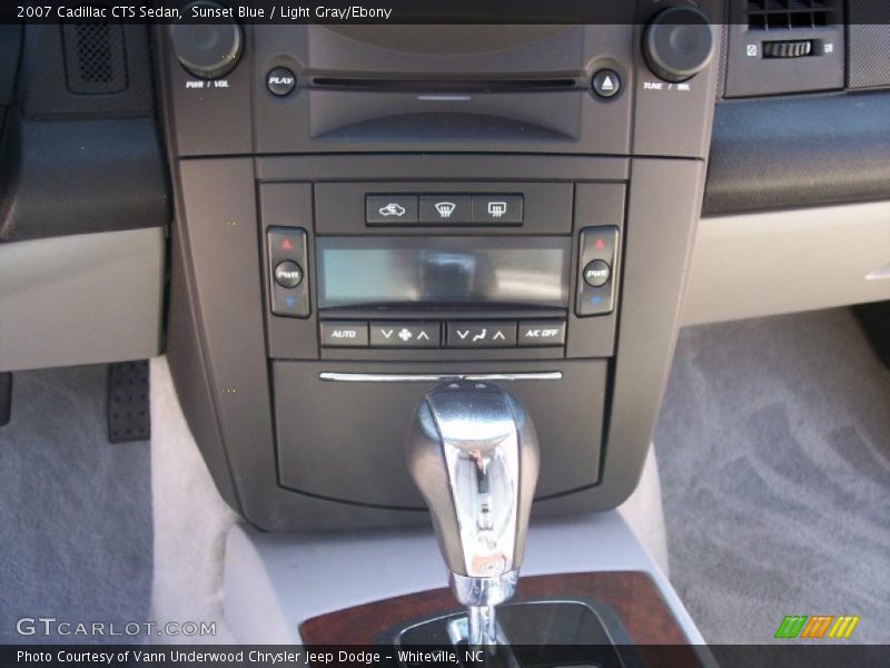 Sunset Blue / Light Gray/Ebony 2007 Cadillac CTS Sedan
