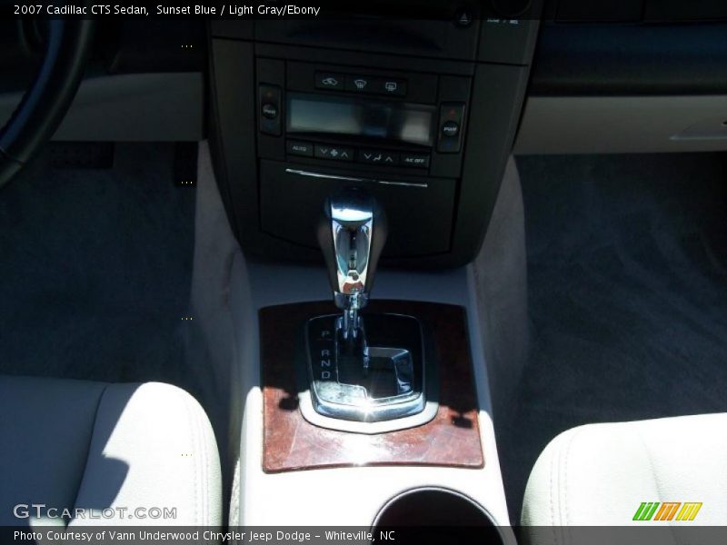 Sunset Blue / Light Gray/Ebony 2007 Cadillac CTS Sedan