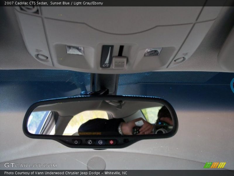Sunset Blue / Light Gray/Ebony 2007 Cadillac CTS Sedan