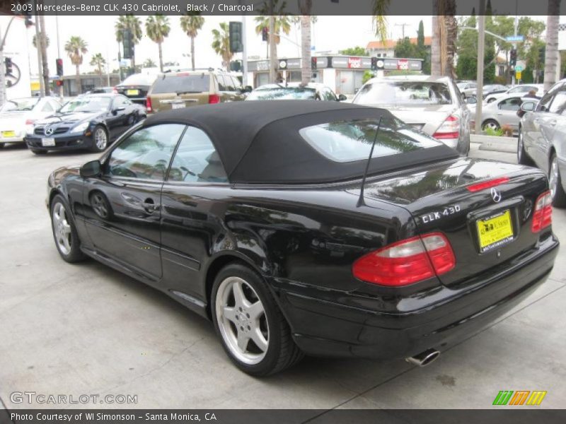 Black / Charcoal 2003 Mercedes-Benz CLK 430 Cabriolet