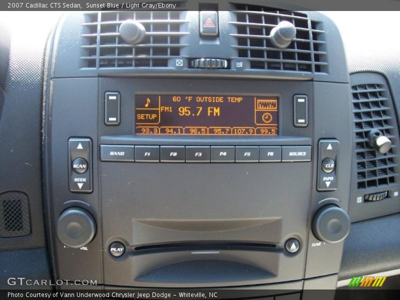 Sunset Blue / Light Gray/Ebony 2007 Cadillac CTS Sedan