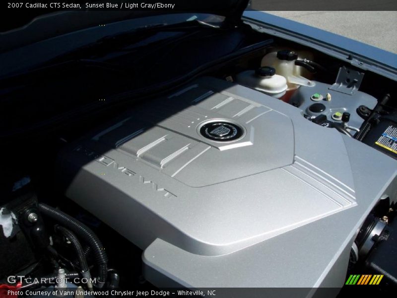 Sunset Blue / Light Gray/Ebony 2007 Cadillac CTS Sedan