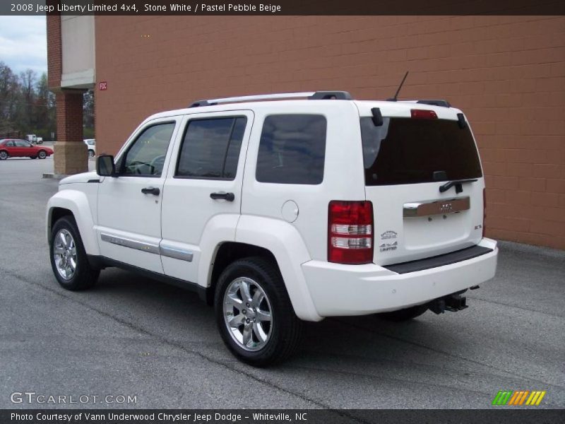 Stone White / Pastel Pebble Beige 2008 Jeep Liberty Limited 4x4