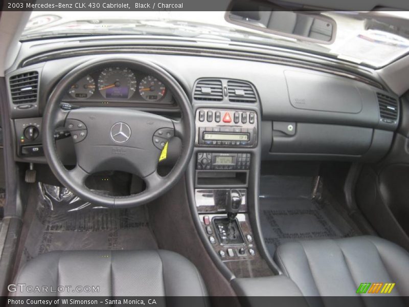 Black / Charcoal 2003 Mercedes-Benz CLK 430 Cabriolet