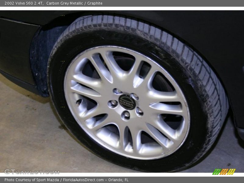 Carbon Grey Metallic / Graphite 2002 Volvo S60 2.4T