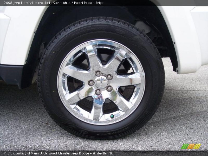 Stone White / Pastel Pebble Beige 2008 Jeep Liberty Limited 4x4