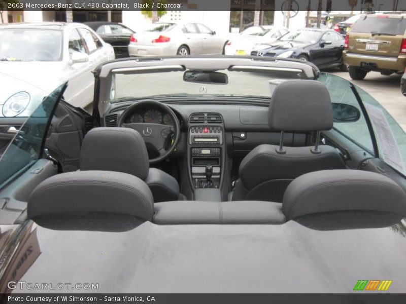 Black / Charcoal 2003 Mercedes-Benz CLK 430 Cabriolet