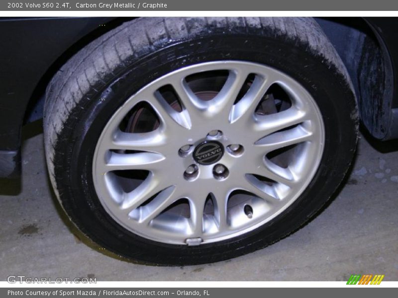 Carbon Grey Metallic / Graphite 2002 Volvo S60 2.4T