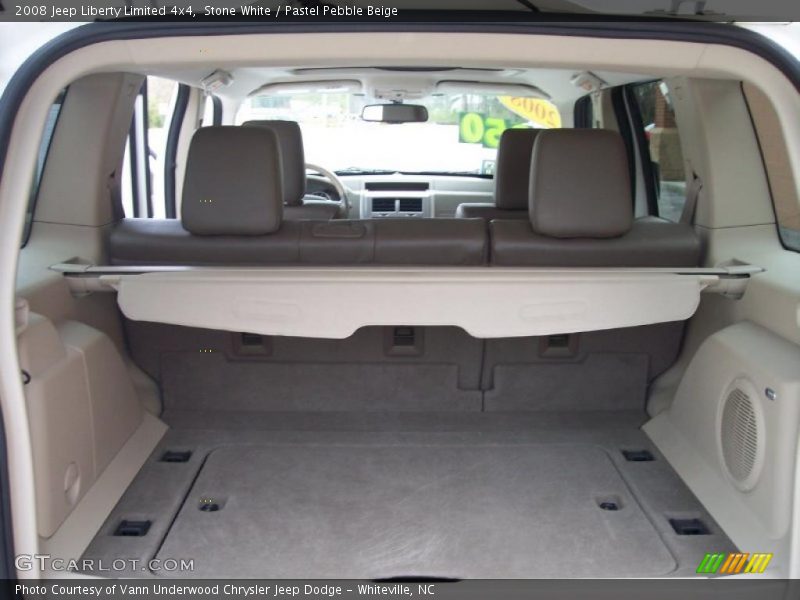 Stone White / Pastel Pebble Beige 2008 Jeep Liberty Limited 4x4