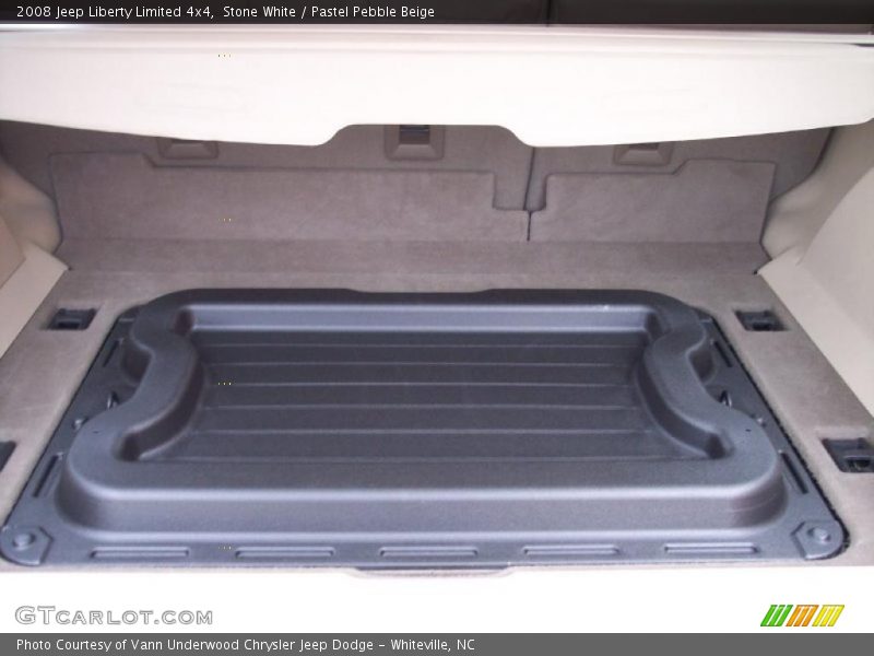 Stone White / Pastel Pebble Beige 2008 Jeep Liberty Limited 4x4