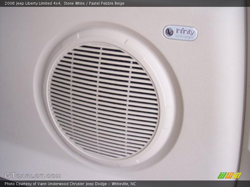 Stone White / Pastel Pebble Beige 2008 Jeep Liberty Limited 4x4
