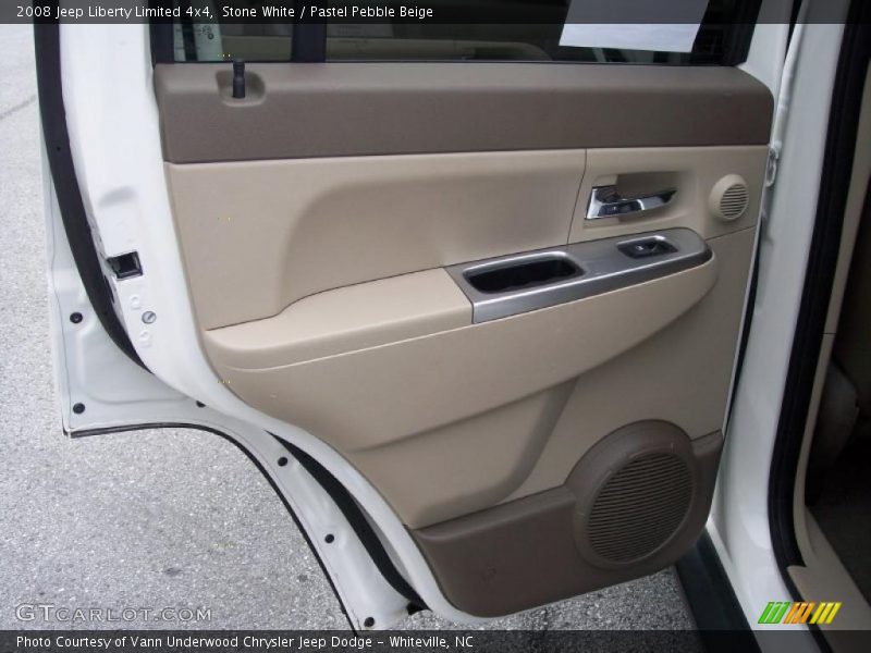 Stone White / Pastel Pebble Beige 2008 Jeep Liberty Limited 4x4