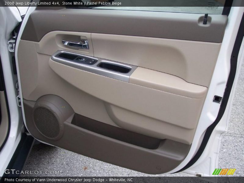 Stone White / Pastel Pebble Beige 2008 Jeep Liberty Limited 4x4
