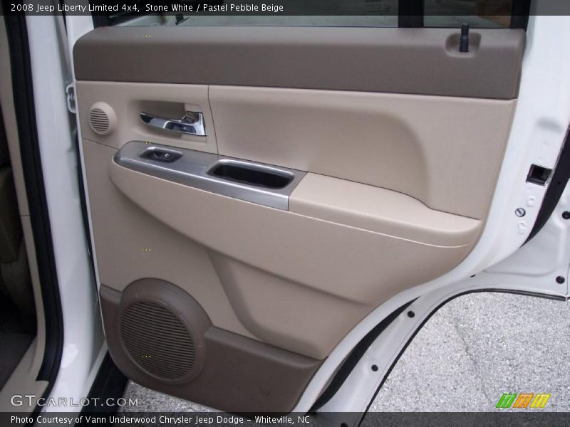 Stone White / Pastel Pebble Beige 2008 Jeep Liberty Limited 4x4