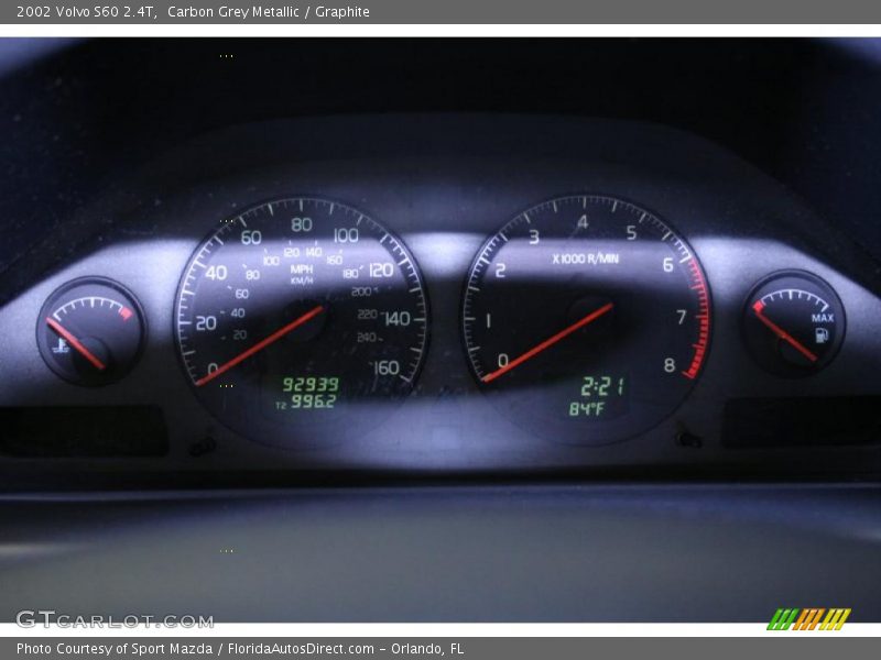Carbon Grey Metallic / Graphite 2002 Volvo S60 2.4T
