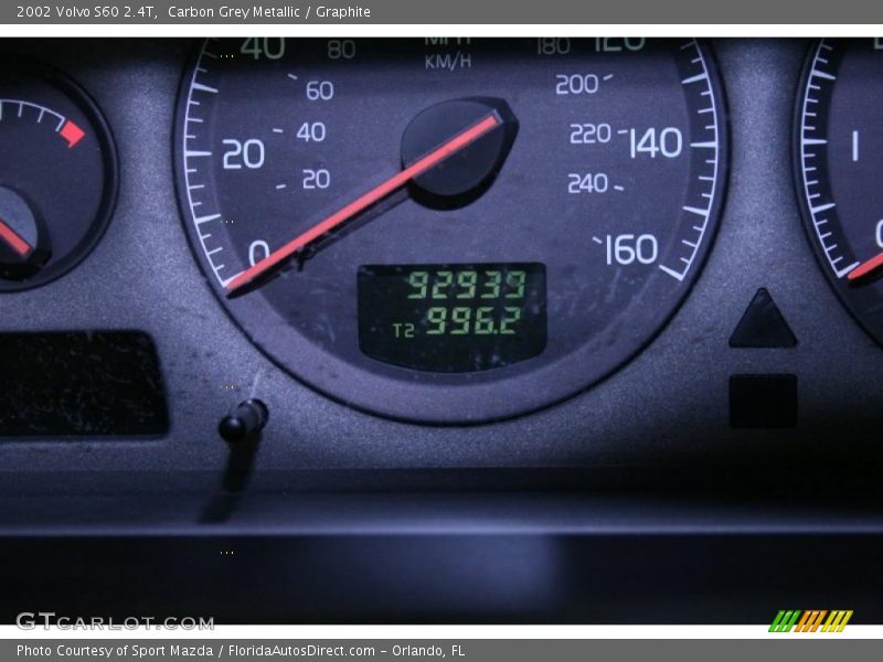 Carbon Grey Metallic / Graphite 2002 Volvo S60 2.4T