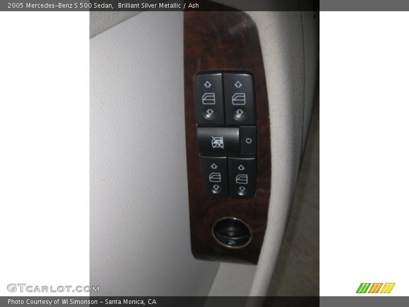 Brilliant Silver Metallic / Ash 2005 Mercedes-Benz S 500 Sedan
