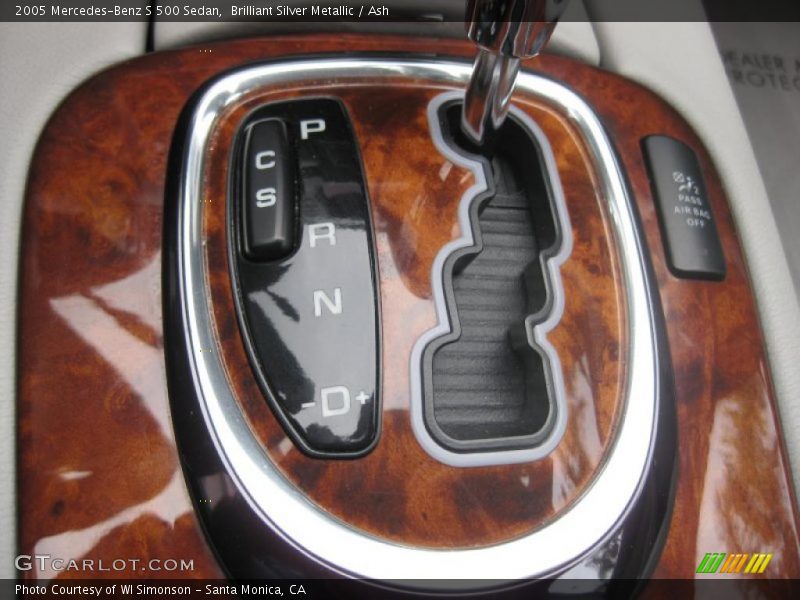 Brilliant Silver Metallic / Ash 2005 Mercedes-Benz S 500 Sedan
