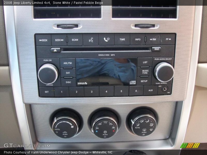Stone White / Pastel Pebble Beige 2008 Jeep Liberty Limited 4x4