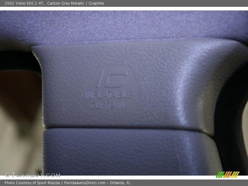 Carbon Grey Metallic / Graphite 2002 Volvo S60 2.4T