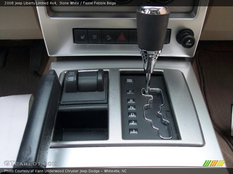 Stone White / Pastel Pebble Beige 2008 Jeep Liberty Limited 4x4