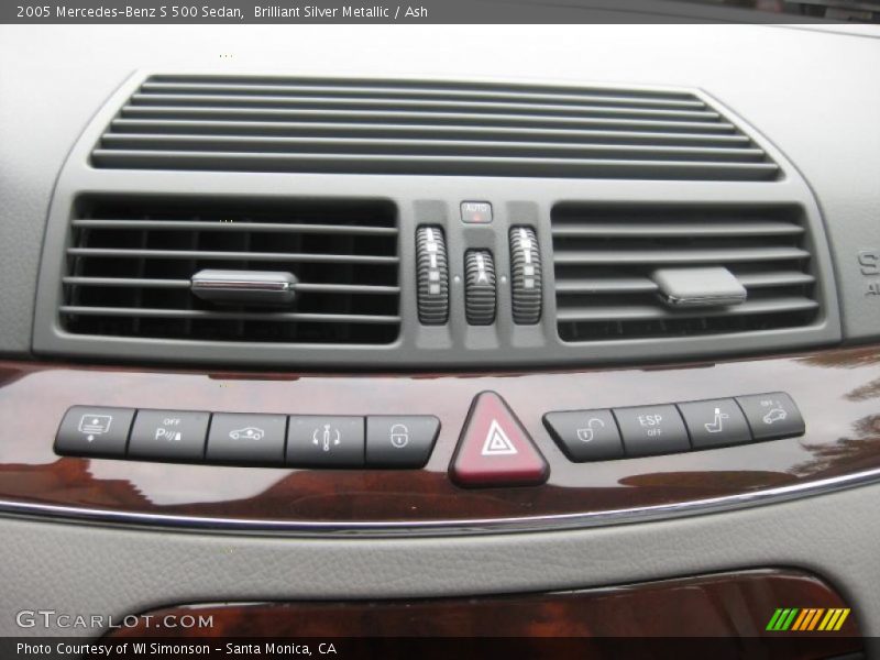 Brilliant Silver Metallic / Ash 2005 Mercedes-Benz S 500 Sedan