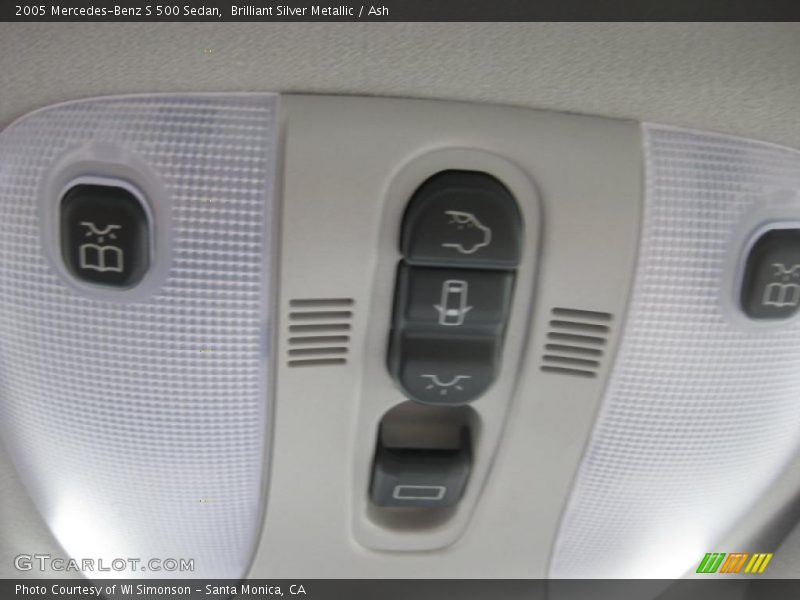 Brilliant Silver Metallic / Ash 2005 Mercedes-Benz S 500 Sedan