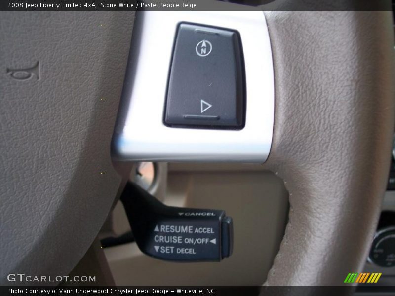 Stone White / Pastel Pebble Beige 2008 Jeep Liberty Limited 4x4