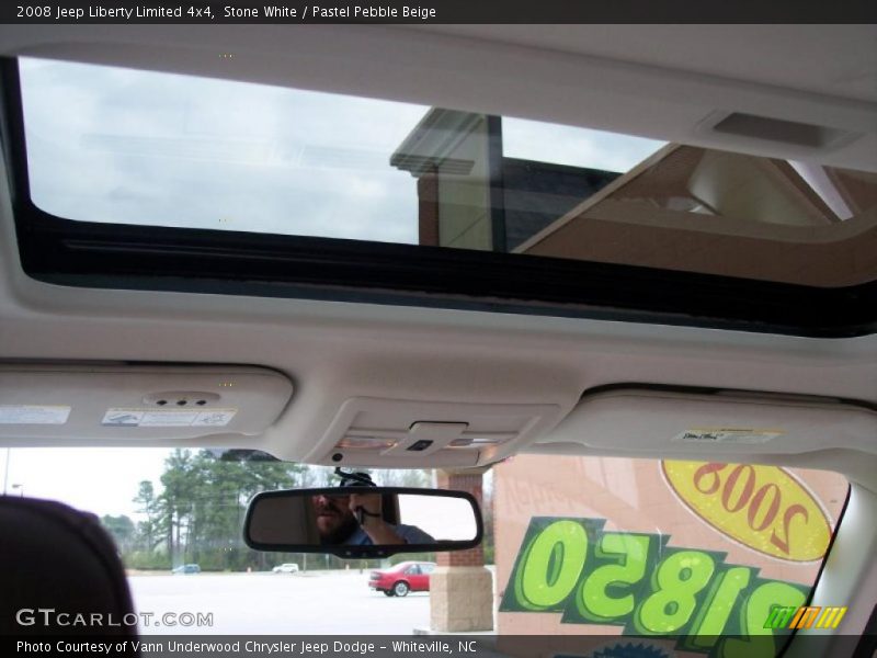 Stone White / Pastel Pebble Beige 2008 Jeep Liberty Limited 4x4