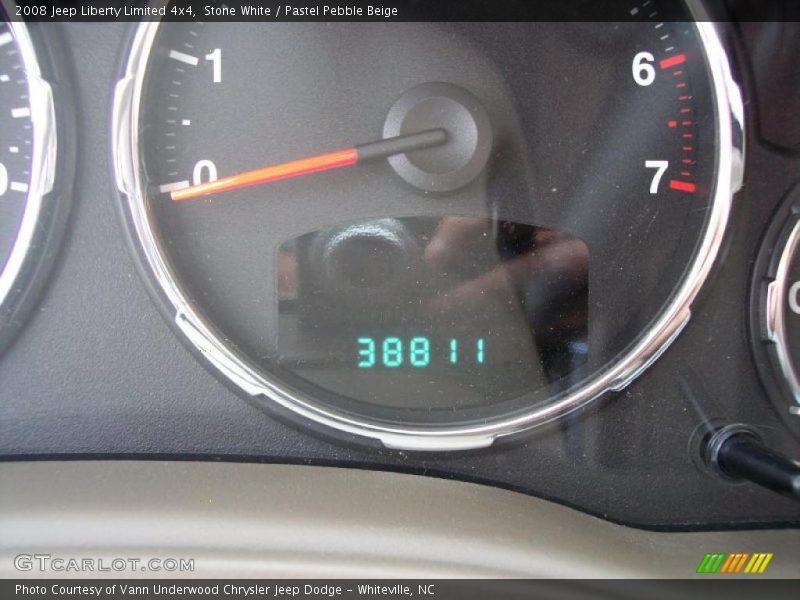 Stone White / Pastel Pebble Beige 2008 Jeep Liberty Limited 4x4