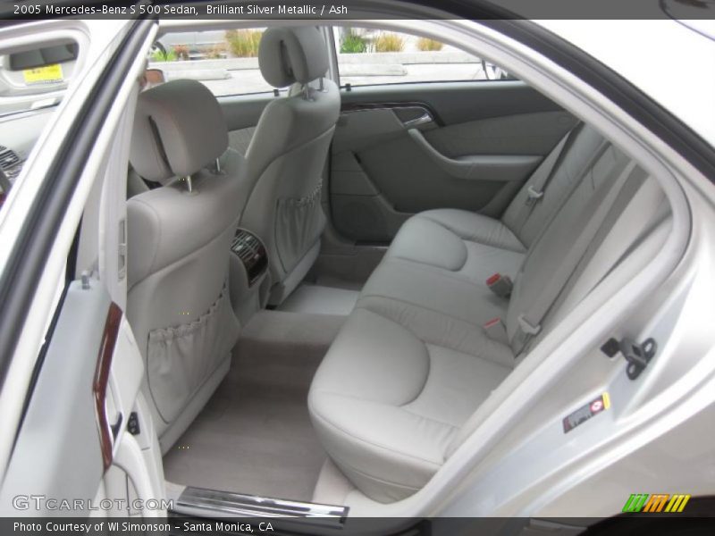 Brilliant Silver Metallic / Ash 2005 Mercedes-Benz S 500 Sedan