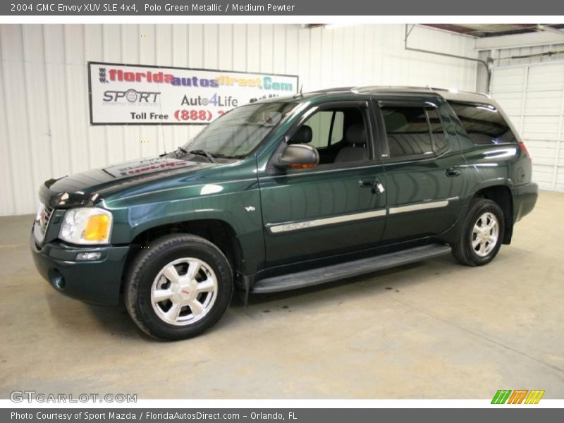 Polo Green Metallic / Medium Pewter 2004 GMC Envoy XUV SLE 4x4
